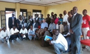 L'équipe d’ASF à Hoima a accueilli l’Ambassadeur belge en Ouganda, Son Excellence Alain Hanssen © ASF